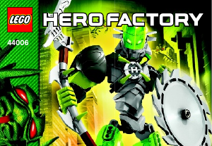 Vadovas Lego set 44006 Hero Factory Breez