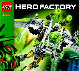 Bruksanvisning Lego set 44014 Hero Factory Jet rocka