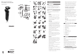 Manual Philips RQ320 Shaver