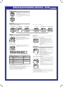 Bruksanvisning Casio G-Shock G-2900F-1VER Ur