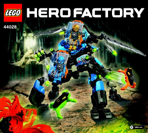 Bruksanvisning Lego set 44028 Hero Factory Surge och Rocka