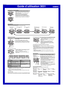 Mode d’emploi Casio G-Shock G-9000-1VER Montre