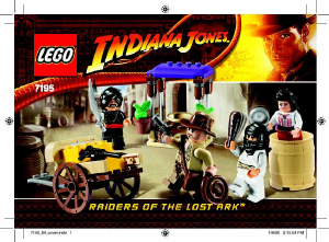 Manual Lego set 7195 Indiana Jones Ambush in Cairo