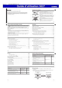Mode d’emploi Casio G-Shock GA-900-1AER Montre