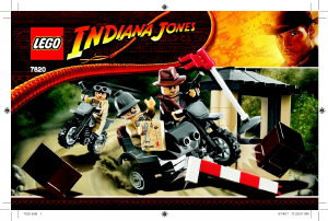 Manuale Lego set 7620 Indiana Jones Inseguimento in moto