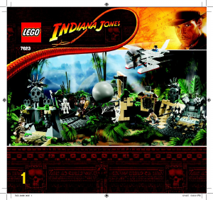 Manual Lego set 7623 Indiana Jones Temple escape