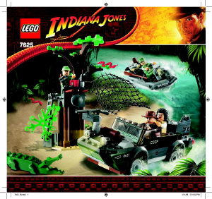 Handleiding Lego set 7625 Indiana Jones Achtervolging op de rivier