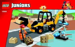 Handleiding Lego set 10666 Juniors Graafmachine