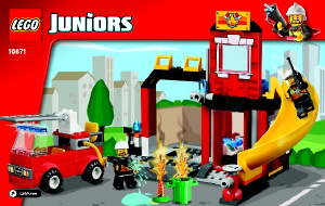 Bedienungsanleitung Lego set 10671 Juniors Feuerwehreinsatz
