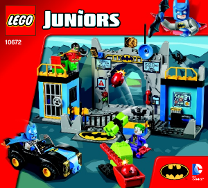 Handleiding Lego set 10672 Juniors Verdedig de batgrot