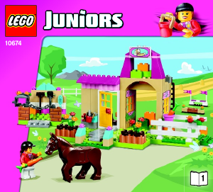 Manual Lego set 10674 Juniors Pony farm