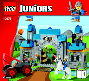 Manual Lego set 10676 Juniors Knights castle