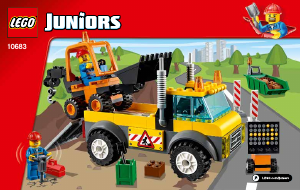 Manual Lego set 10683 Juniors Road work truck