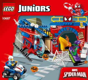 Käyttöohje Lego set 10687 Juniors Spider-Manin piilopaikka
