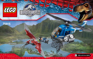 Manual de uso Lego set 75915 Jurassic World A la caza del pteranodon
