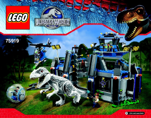Handleiding Lego set 75919 Jurassic World Uitbraak van Indominus rex