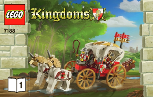 Brugsanvisning Lego set 7188 Kingdoms Bagholdsangreb på kongens karet