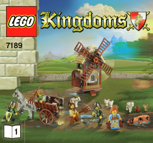 Manuale Lego set 7189 Kingdoms Attacco al mulino