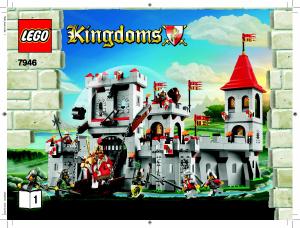 Bruksanvisning Lego set 7946 Kingdoms Kungens slott