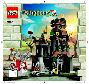 Bruksanvisning Lego set 7947 Kingdoms Räddning ur fängelsetornet