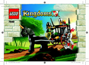 Brugsanvisning Lego set 7949 Kingdoms Flugt fra fangevognen