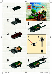 Manuale Lego set 30061 Kingdoms Carro d'attacco