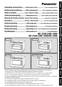 Manual de uso Panasonic NE-2146-2 Microondas