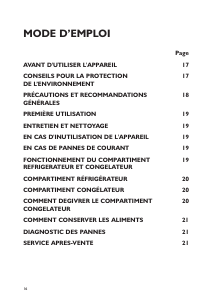 Mode d’emploi Bauknecht KDI 2804/A Réfrigérateur combiné
