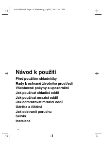 Manuál Bauknecht KGEA 3909 Lednice s mrazákem