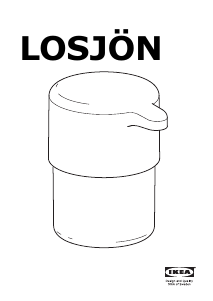 Instrukcja IKEA LOSJON Dozownik do mydła
