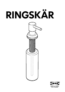 Priručnik IKEA RINGSKAR Dozator za sapun