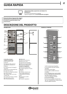 Manuale Bauknecht KGDN 2098 A+++ Frigorifero-congelatore