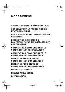 Mode d’emploi Bauknecht KGIE 3429 A+ Réfrigérateur combiné