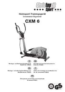 Mode d’emploi Christopeit CXM 6 Vélo elliptique