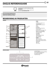 Bruksanvisning Bauknecht KGNF 18 A2+ WS Kyl-frys