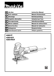 Manual Makita 4351T Jigsaw