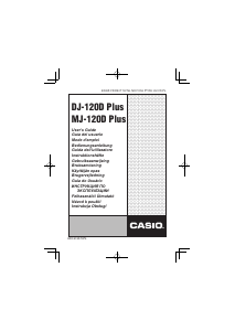 Manual de uso Casio MJ-120D Plus Calculadora
