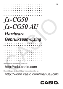 Handleiding Casio FX-CG50 Grafische rekenmachine