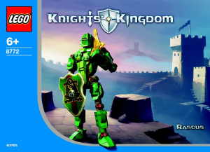 Manual de uso Lego set 8772 Knights Kingdom Rascus