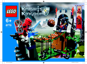 Bruksanvisning Lego set 8778 Knights Kingdom Gräns bakhåll