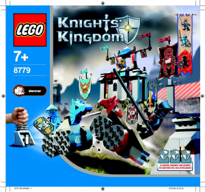 Handleiding Lego set 8779 Kinghts Kingdom Het grote toernooi