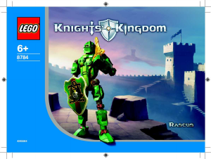 Посібник Lego set 8784 Knights Kingdom Rascus