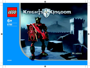 Kullanım kılavuzu Lego set 8786 Knights Kingdom Vladek