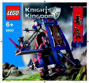 Manual Lego set 8800 Knights Kingdom Vladeks siege engine