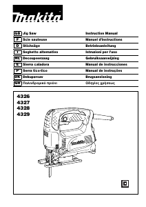 Manual Makita 4329K Jigsaw