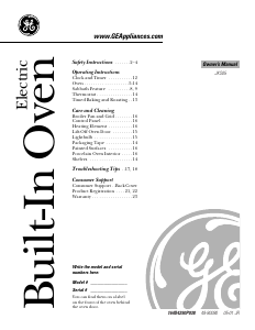 Handleiding GE JKS05P2AD Oven