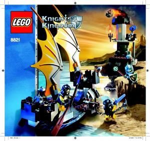 Manual de uso Lego set 8821 Knights Kingdom Acorazado
