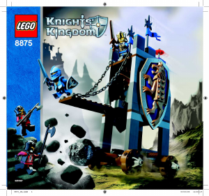 Manual Lego set 8875 Kinghts Kingdom Kings siege tower