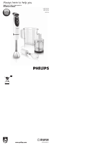 Bruksanvisning Philips HR1633 Stavmixer