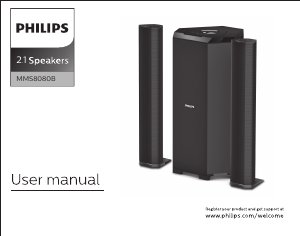 Handleiding Philips MMS8080B Luidspreker